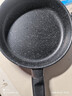 【亏本清仓】韩式麦饭石色不粘锅平底锅铁锅电磁炉不带盖 黑色小煎锅 16cm 实拍图