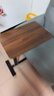 床边桌可移动升降电脑桌客厅沙发边几折叠桌书桌家用卧室床头学习 胡桃色-黑架【隐藏轮可移动】 实拍图