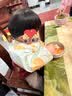 爱贝迪拉儿童罩衣围兜防水防脏婴儿护衣饭兜宝宝画画围裙反穿衣防溅衣围嘴 橙香南瓜【90码】 实拍图