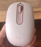 罗技（Logitech）M196 无线蓝牙鼠标 办公鼠标 笔记本商务办公家用 小巧便携 对称手型 玫瑰粉 实拍图