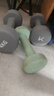Keep哑铃女士健身家用彩色浸塑环保手铃亚铃全身塑形岩石灰4kg*2 实拍图