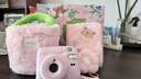 INSTAX富士instax立拍立得 一次成像相机 mini12精美礼盒 樱花宝贝 含10张fafa花边相纸 实拍图