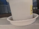 史丹利花盆家用树脂塑料盆栽加厚多肉月季阳台庭院加仑盆象牙白高140mm 实拍图