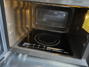 格兰仕（Galanz）家用微波炉烤箱一体机 23升大容量 800瓦速热  智能菜单 杀菌解冻 智能平板式 光波炉Q6(P0) 实拍图
