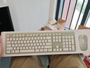 CHERRY樱桃DW2300 键盘无线键鼠套装键盘鼠标商务办公家用笔记本电脑外接全尺寸轻音便携人体工学 清新绿 实拍图