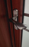 固特（GUTE）卫生间门锁室内卧室门锁无钥匙厕所浴室洗手间房门锁拉丝色通用款 实拍图
