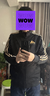 阿迪达斯（adidas）外套男女春季跑步运动立领拉链夹克外套运动服 黑/金 L 实拍图