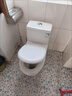 柯鲸 家用马桶坐便器大冲力超漩虹吸式静音连体座便器小户型抽水马桶 经济款  （400坑距）直冲式+大冲力 实拍图