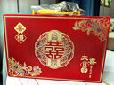 June bride加厚彩礼箱礼金箱结婚用品定亲订婚聘礼提亲彩礼盒红色钱箱6-12万 实拍图