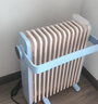 美的（Midea）【樱落】取暖器/电热油汀/油酊电暖器/电暖气家用/烤火炉/13片全屋升温速热/电热器烘衣加湿HYX22K 实拍图