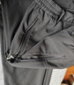 探拓（TECTOP）冲锋裤男加绒保暖防风软壳裤登山徒步裤 男款深灰 XXL 实拍图