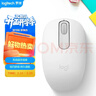 罗技（Logitech）M196 无线蓝牙鼠标 办公鼠标 笔记本商务办公家用 小巧便携 对称手型 珍珠白 实拍图