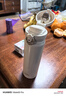 膳魔师（THERMOS）保温杯316L不锈钢大容量水杯儿童男女情侣杯子生日礼物团购 【热卖推荐】SPlus杏仁白 500ml 实拍图