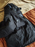 JEEP SPIRIT吉普棉服秋冬季外套加绒加厚保暖户外连帽运动上衣 黑色 XL 实拍图