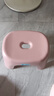 换鞋凳小凳子座椅小板凳可叠放加厚塑料凳高级感儿童学生寝室矮凳 樱花粉1个 实拍图