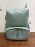 爱可乐（Echolac）双肩包女时尚背包旅行休闲电脑包百搭潮流送女友CKP2075湖水绿M号 实拍图