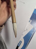 梅林笔庄兼毫毛笔专业级欧楷专用笔七狼三羊行楷书法笔成人初学者入门中楷高档毛笔狼羊兼毫狼勾大号 实拍图