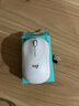 罗技（Logitech）M221 轻音鼠标 无线鼠标 办公鼠标 对称鼠标 带无线微型接收器 米白色 实拍图