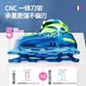 乐秀（ROADSHOW）轮滑鞋儿童专业可调滑冰鞋男女童初学者轮滑鞋3-6-12岁RX1S溜冰鞋 蓝绿单鞋【送轮滑包大礼包】 L 大码(36-39适合8岁+) 实拍图