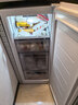 海尔（Haier）山茶花138L立式冰柜小型家用小冰柜风冷无霜一级节能大容量深冷冷柜小冰箱BD-138WGH90WF国家补贴 实拍图