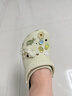 卡骆驰（CROCS）檀健次同款经典洞洞鞋轻便百搭女沙滩鞋包头拖鞋男鞋|10001 骨白色-2Y2(含智必星) 40 (250mm) 实拍图