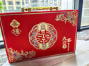 June bride加厚彩礼箱礼金箱结婚用品定亲订婚聘礼提亲彩礼盒红色钱箱6-12万 实拍图