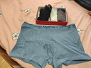 猫人男士内裤男10A抗菌防螨纯棉透气平角裤潮流腰带四角短裤头4条2XL 实拍图