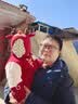 Kocotreekk树婴儿帽子防风保暖红色男女童套头帽卡通造型护耳 实拍图