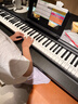 特伦斯电子琴88键折叠琴成人儿童初学电钢键盘教学乐器V10便携钢琴 V10SE典雅黑（无延音踏板）+原装琴包 实拍图