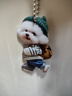 新款创意小狗背包挂件车载亚克力平面挂饰可爱钥匙扣送闺蜜款吊坠 小泰迪蓝色裤子平面挂件 1个 实拍图