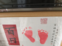 摩多 宝宝百天装饰场景100天龙宝宝手脚印相框百日宴男女孩拍照道具 实拍图