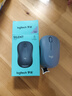 罗技（Logitech）M221 轻音鼠标 无线鼠标 办公鼠标 对称鼠标 带无线微型接收器 雾霭蓝 实拍图