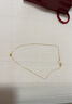中国黄金（CHINA GOLD）黄金吊坠女相思豆吊坠足金小金豆吊坠转运珠送老婆女友生日礼物 足金相思豆+品牌礼盒+代写贺卡 实拍图