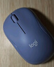 罗技（Logitech）M221 轻音鼠标 无线鼠标 办公鼠标 对称鼠标 带无线微型接收器 雾霭蓝 实拍图