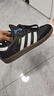 阿迪达斯（adidas）三叶草SAMBA OG J男女经典运动鞋桑巴德训鞋T头鞋 JQ4097黑/白 实拍图