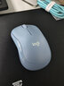 罗技（Logitech）M221 轻音鼠标 无线鼠标 办公鼠标 对称鼠标 带无线微型接收器 雾霭蓝 实拍图
