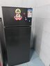 HYUNDAI（韩国现代）小冰箱迷你小型家用冷藏冷冻宿舍出租房办公室双开门二门电冰箱节能省电 100L灰【租房神器+行业热卖】 实拍图