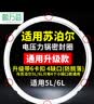 鲸万荟适用苏泊尔电压力锅密封圈 通用升级款 6卡扣 4缺口  5L/6升高压锅盖硅胶圈配件胶圈皮垫 W847 晒单实拍图