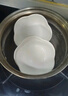 华青格味碟高白瓷釉下彩浮雕素雅花瓣调味碟4.2英寸6只装蘸料碟吐骨碟 实拍图
