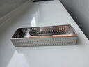 餐将军304不锈钢筷子盒消毒柜筷勺收纳盒沥水架叉筷餐具收纳篮【小号】 实拍图