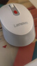 联想（Lenovo）无线蓝牙双模充电鼠标 便携办公鼠标人体工学设计 适用台式机一体机笔记本平板 M28灰色 实拍图