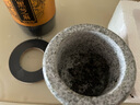 纳丽雅（Naliya）捣蒜器石臼手动研磨家用辣椒中药食材蒜泥捣碎器 小号石臼抛光带盖子【青石·家用首选】 实拍图