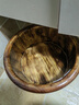 川柏香实木泡脚桶木桶洗脚盆木桶家用足浴桶泡脚木质香柏木碳化木制脚盆 26cm 【碳化无盖】+艾30 实拍图