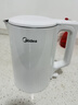 美的（Midea）电热水壶家用烧水壶泡茶0涂层食品级304不锈钢自动断电双层防烫全钢无缝1.5L大容量 MK-HJ1566 实拍图