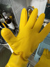 【百万家庭首选】加厚洗碗乳胶皮手套防水耐磨厨房家务用清洁劳保 90%用户首选【M码】掌宽8-9cm 囤货款【10双】全年无忧/均价低至1.9每双 实拍图
