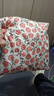 双面抱枕正方形沙发靠垫套床头靠背含芯腰枕靠枕套 颜色图案随机 含枕芯 1个 实拍图