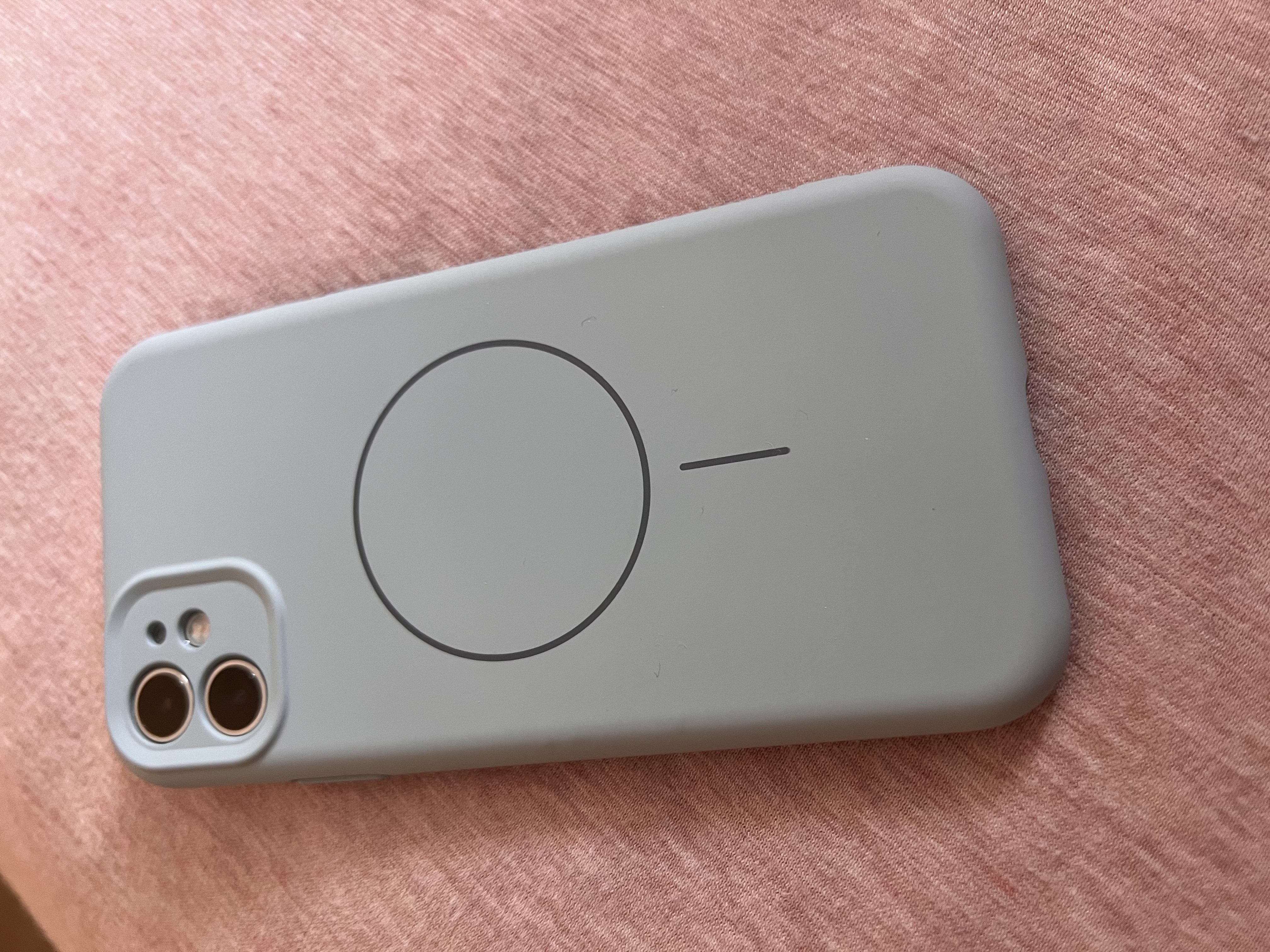 奶小鸭（NEYAA）适用苹果11手机壳 iphone11保护套镜头全包超薄Magsafe磁吸充电液态硅胶防摔简约男女款 远峰蓝 实拍图
