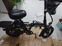 凤凰（Phoenix）折叠电动自行车小型代驾电动车超长续航电瓶车成人便捷锂电池代步电单车 顶配版-16减震进口电芯10A纯电续航30km 实拍图
