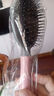 其他发饰发绳发圈气垫按摩女士专用长发造型发饰造型梳顺发神器头 排骨梳粉色1把 实拍图