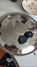 驰诺不锈钢锅盖加厚炒锅盖炒菜小锅盖煎锅盖特大号锅盖大桶盖地锅盖子 30cm 30薄款不锈钢锅盖 实拍图